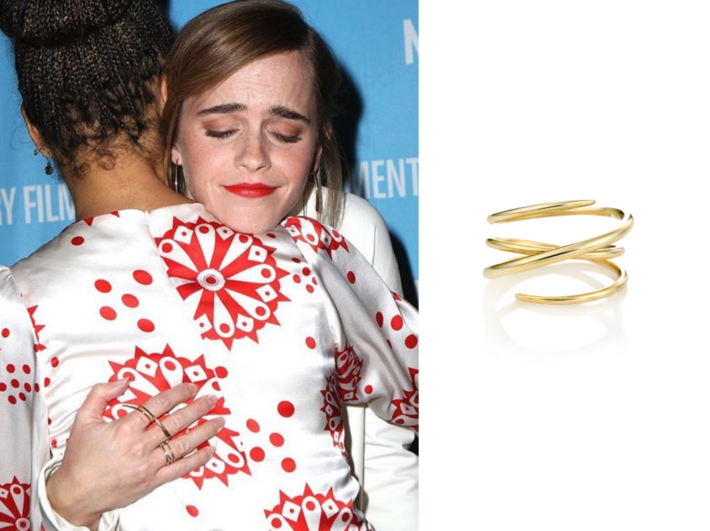 Emma Watson is wearing Golpira jewelry 