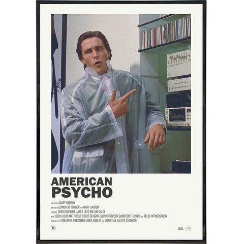 American Psycho Japan Film Poster Print