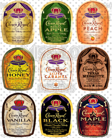 Free Free 192 Crown Royal Regal Apple Label SVG PNG EPS DXF File