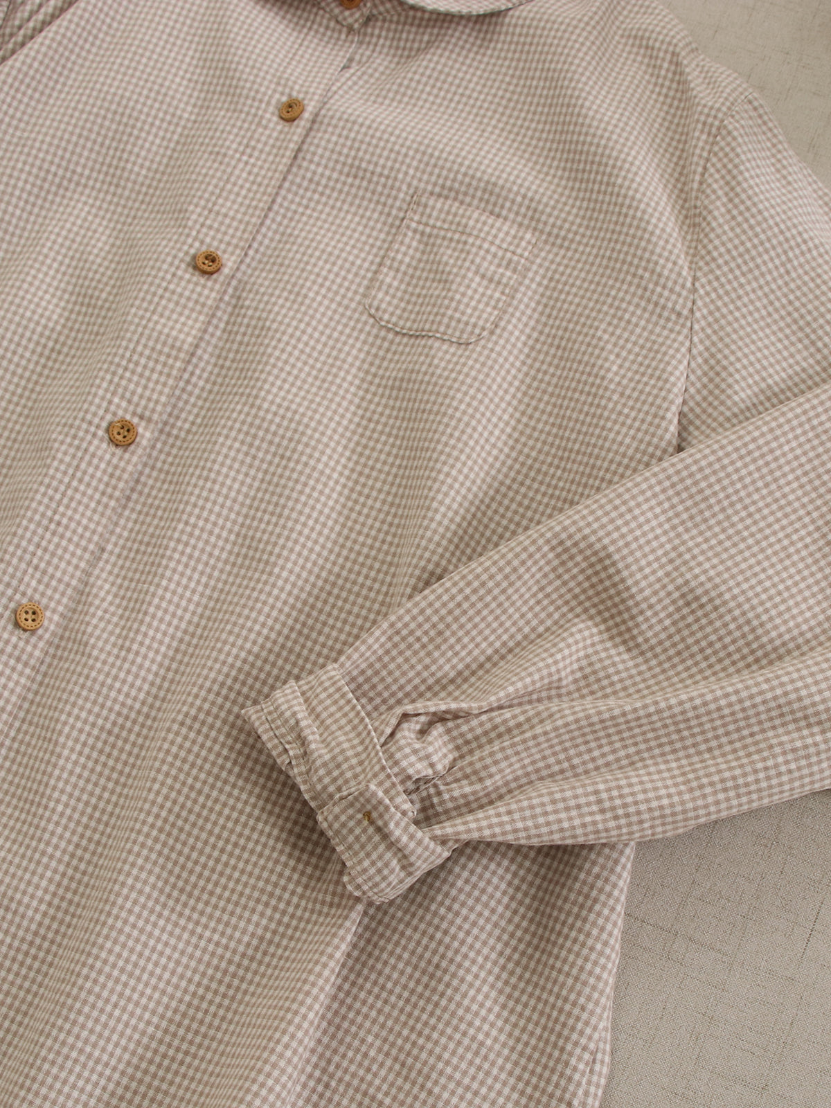 Basic Style Checkered Shirt
