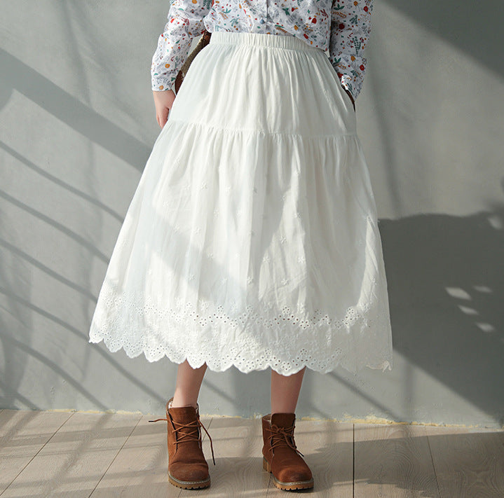 Vintage Cotton Skirt– The Cottagecore