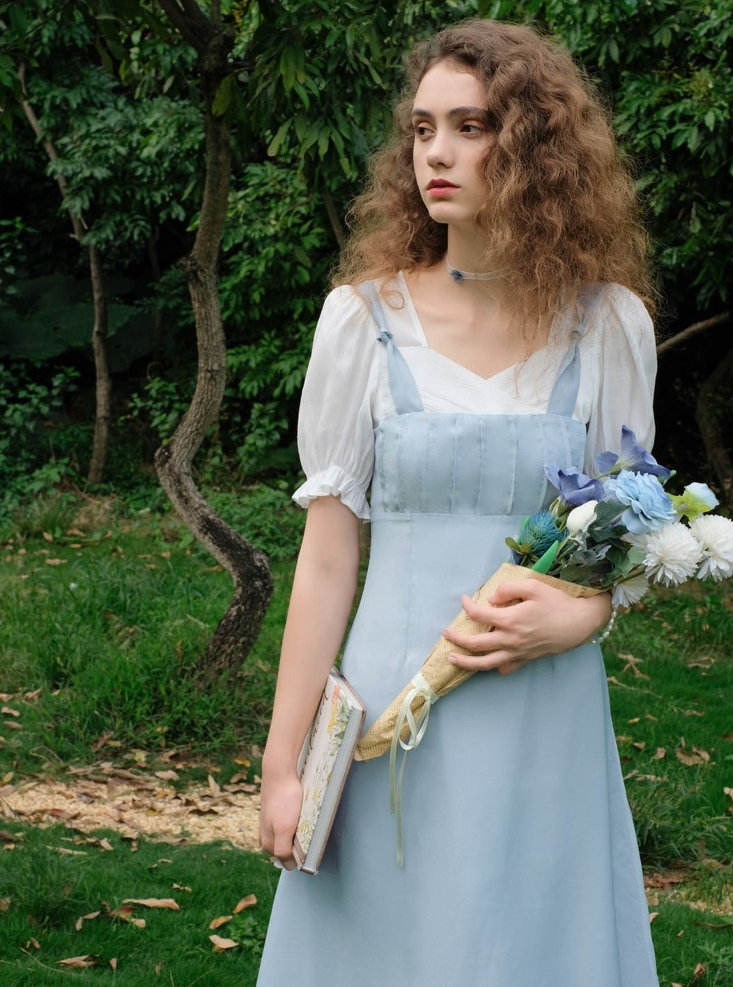 Fairycore Sweet Baby Blue Dress– The Cottagecore