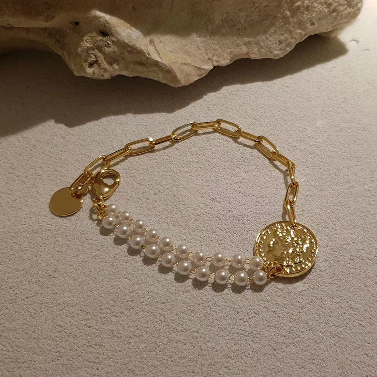 Vintage Faux Pearl Bracelet