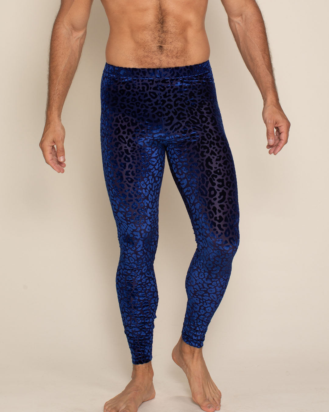 Velvet Black Panther Men's Leggings