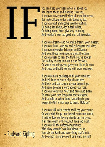 "If" Poem