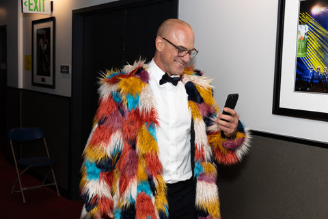 chris meloni winter coat christopher meloni in butterfly hooded faux fur spirithoods coat