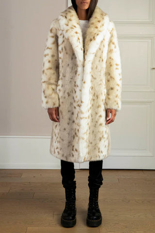 Show_lynx faux fur coat by Faz Label