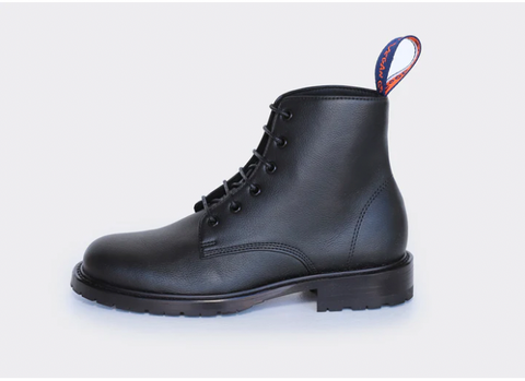 Vegan appleskin leather boots