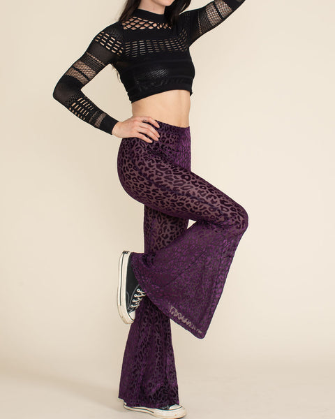 Oaxaca Jaguar Velvet Leggings