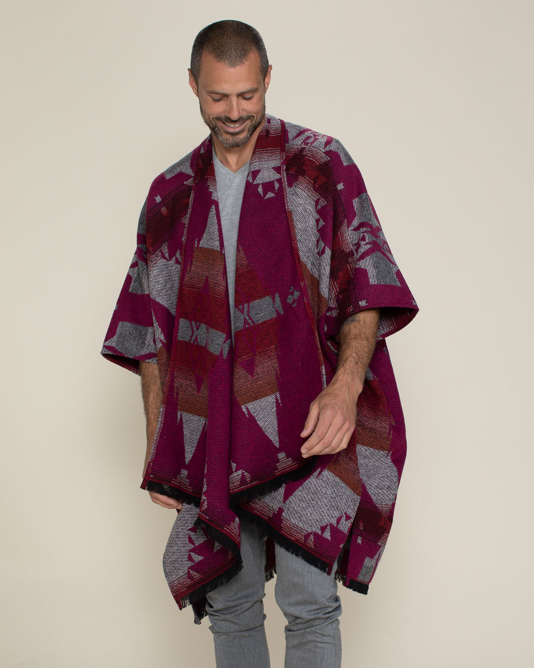Grey Fox Inspired Fabric Men's Cape | SpiritHoods
