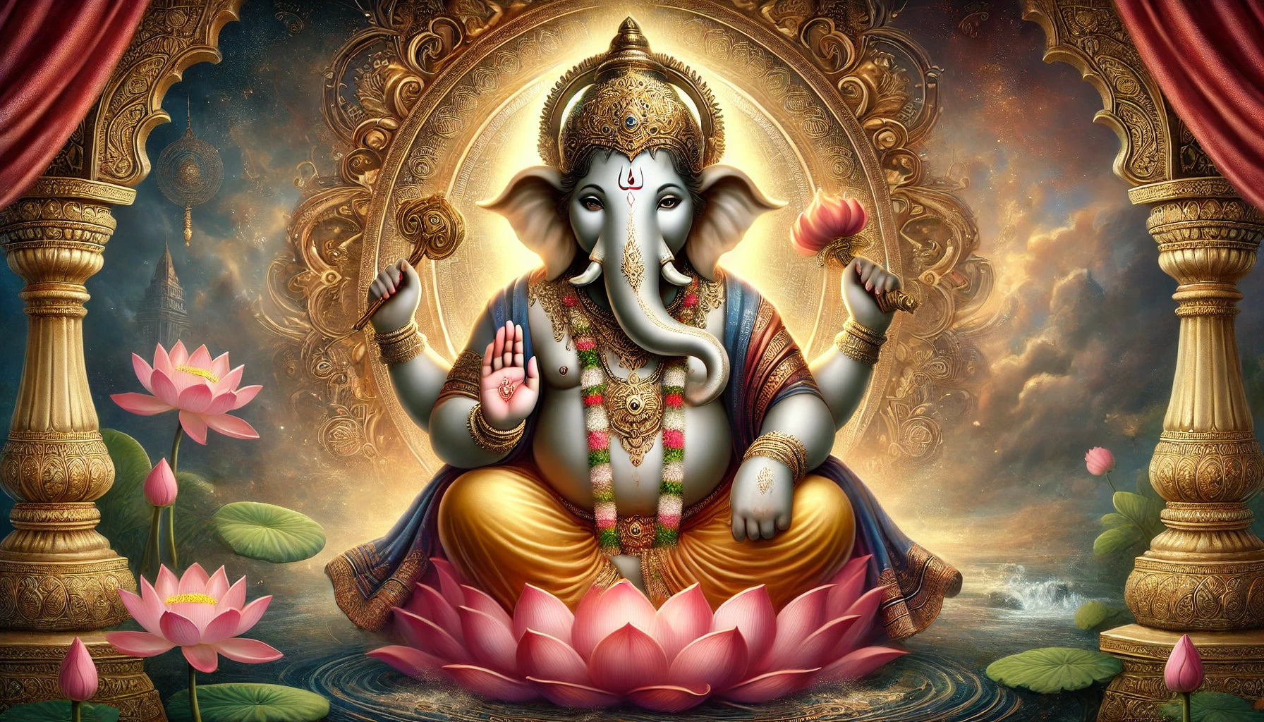 An AI generated image of Lord Ganesha.