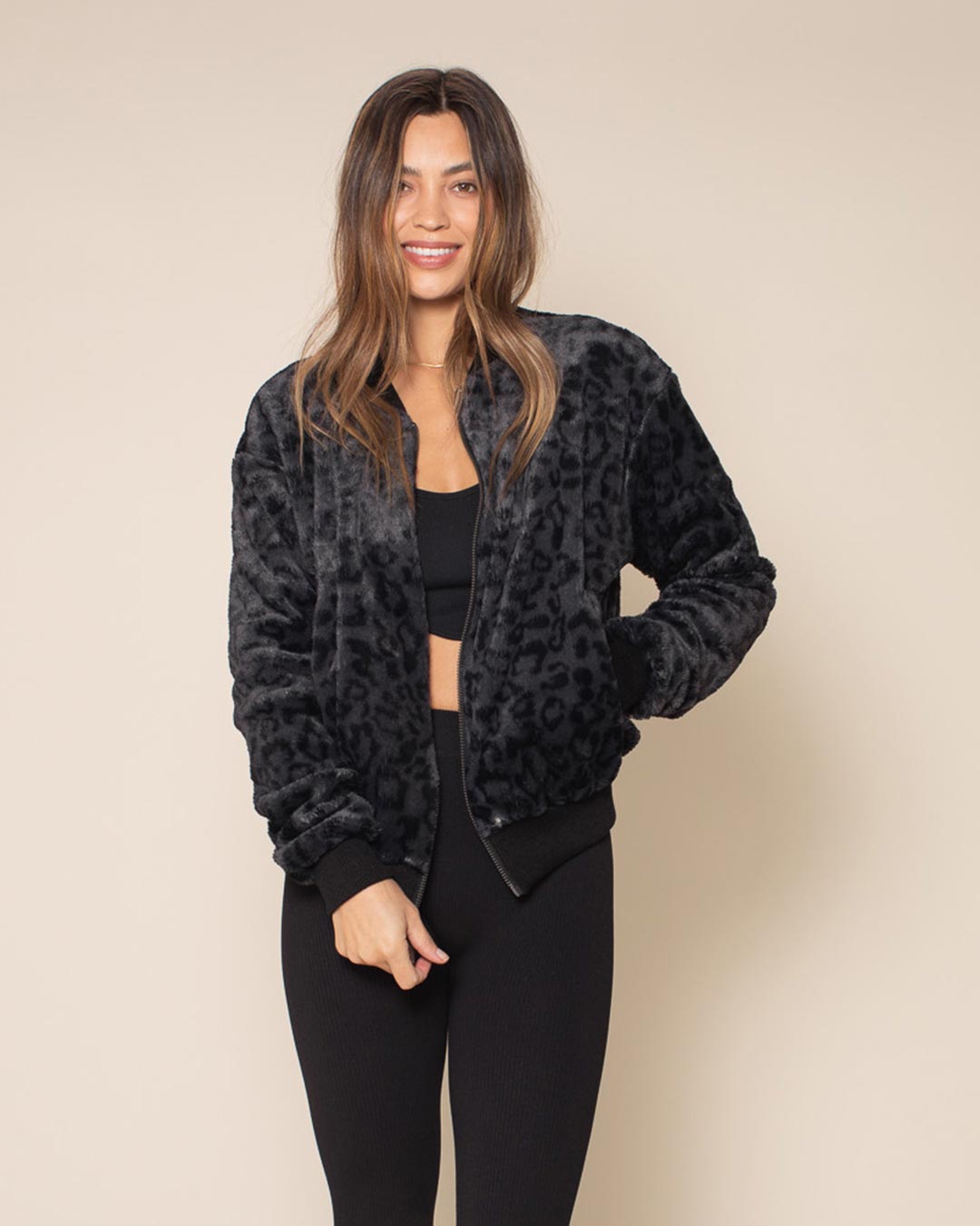 Shop Womens Faux Fur Bomber Jackets - SpiritHoods