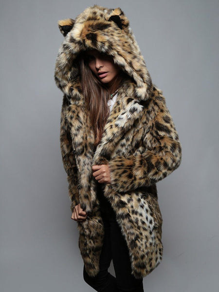 SpiritHoods® Official Website | Cheetah Faux Fur Coat