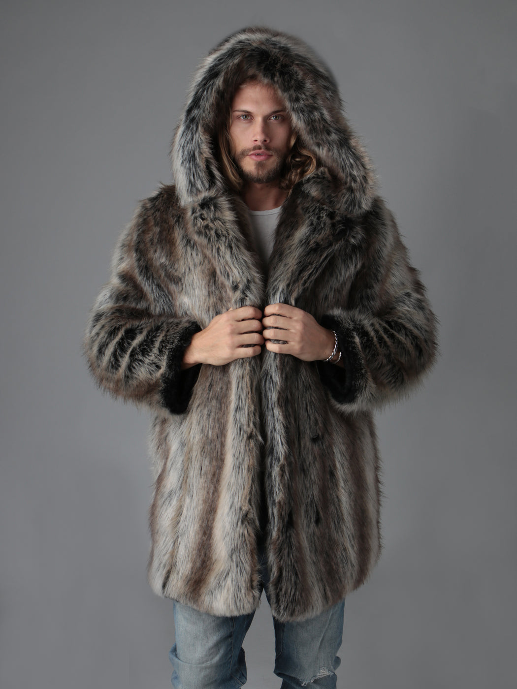 Men’s Faux Fur Coats, Jackets, Robes & More | SpiritHoods