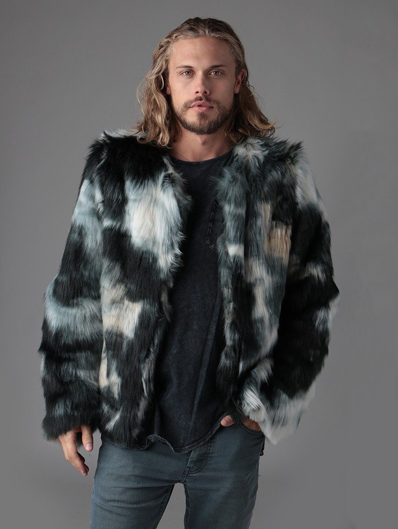 marbles STARS FAUX FUR BOMBER JKT | ilhotesul.com.br