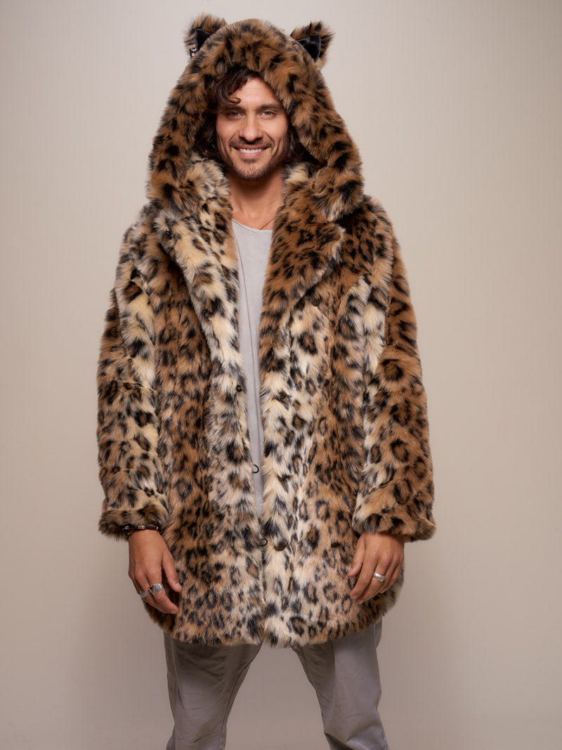 leopard fur jacket