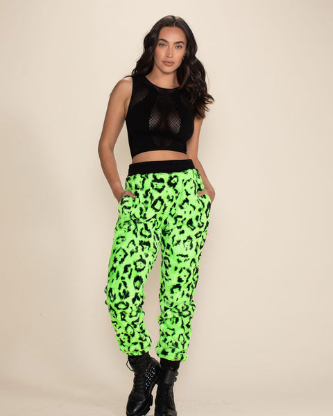 Green Neon Jogger Naughties Sweat Pants – NevaNude