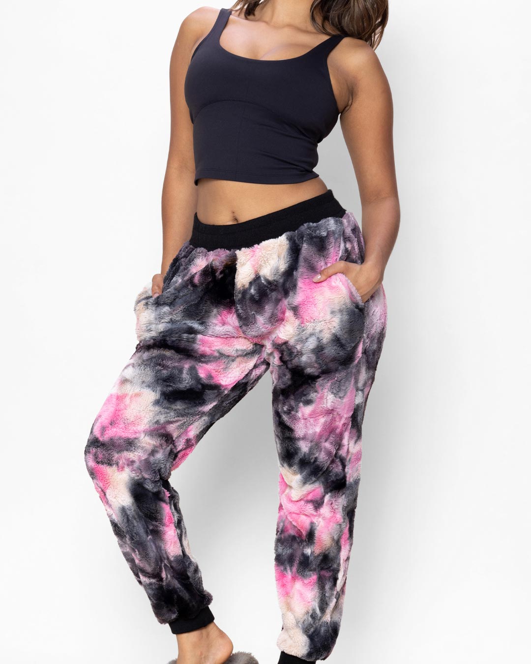 Violet Leopard Burnout Velvet Flare Pants