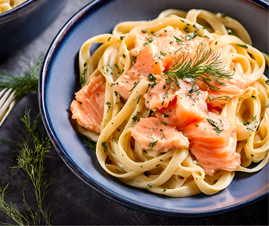 creamy smoked salmon pasta