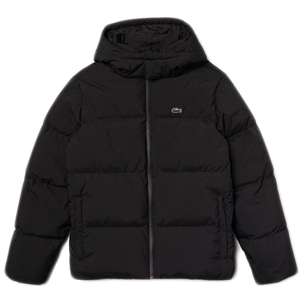 lacoste black down jacket