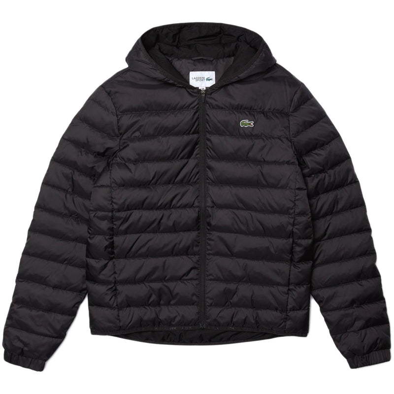 afstand underordnet bånd Lacoste - Sport Hooded Water-Resistant Quilted Jacket [bh1531] (black) –  Krispy Addicts Clothing Boutique