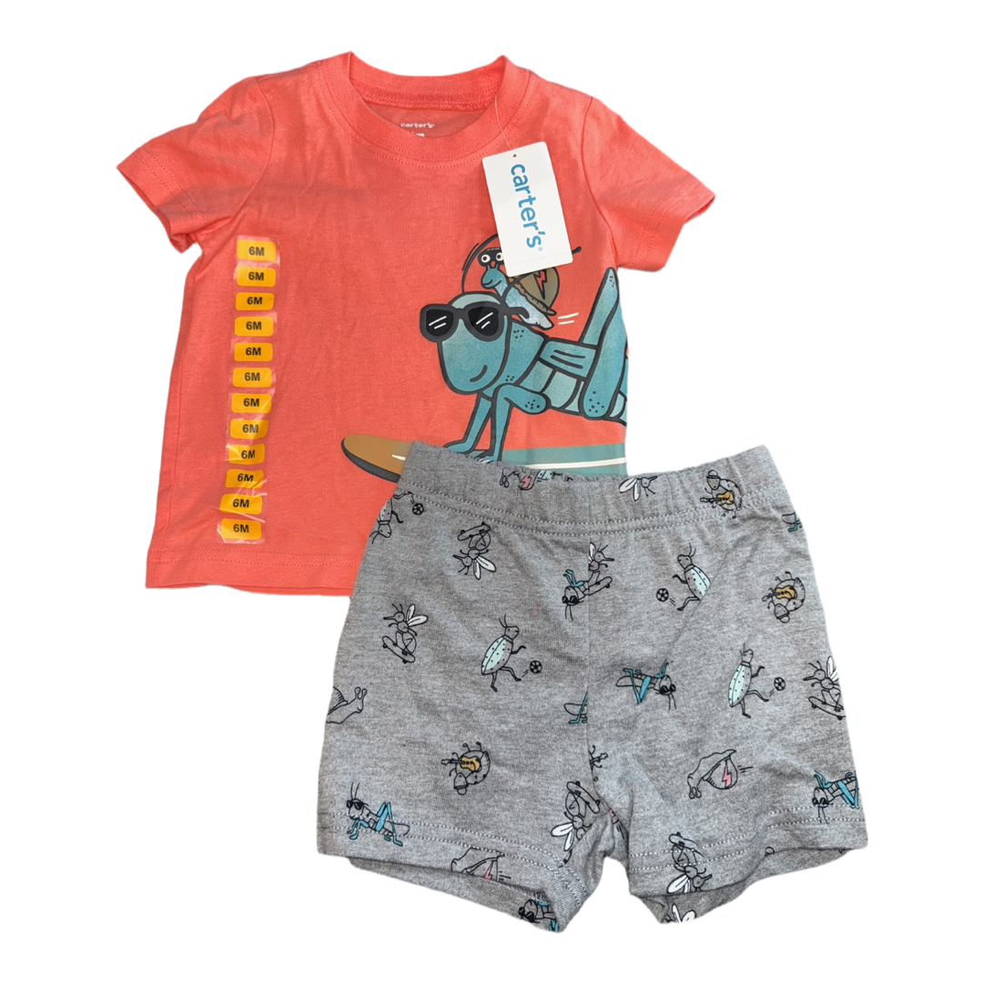 NWT 2 piece set by Carters size 6m