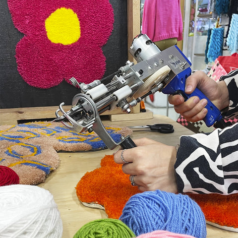 pistola tufting, arte textil