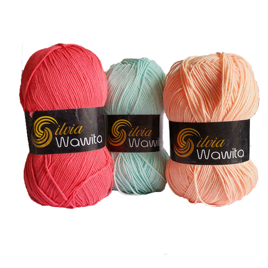 Aguja Crochet Colores - 15 Cms