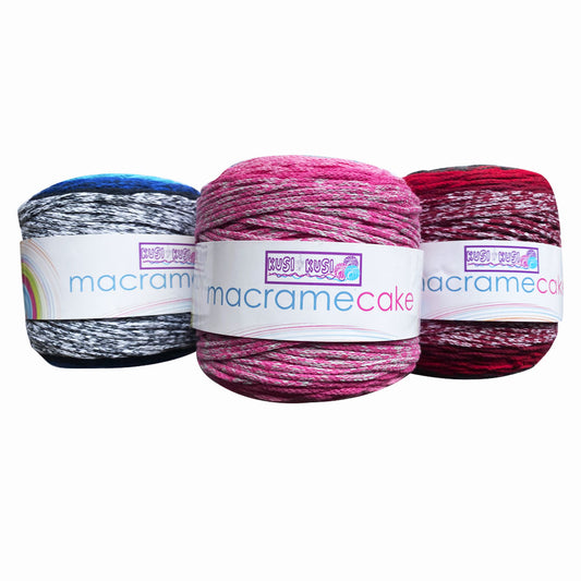 Lana gris de macrame 3mm, 280G - 100 metros