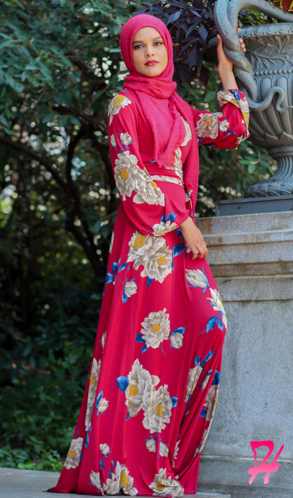 Long sleeve maxi dress hijab pay later from