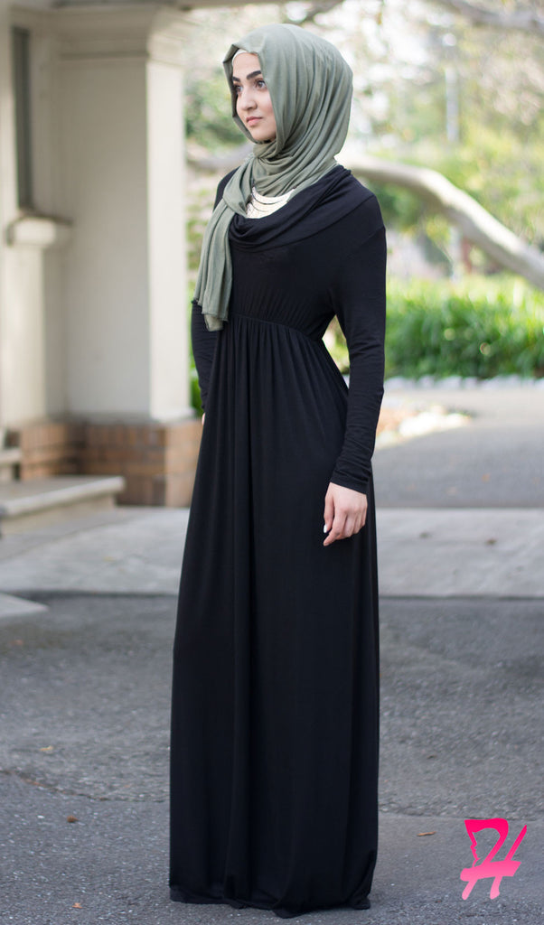 long sleeve hijab dress
