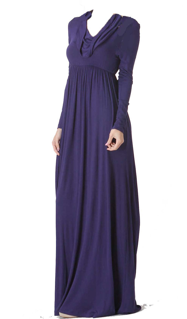 long sleeve maxi dress in store