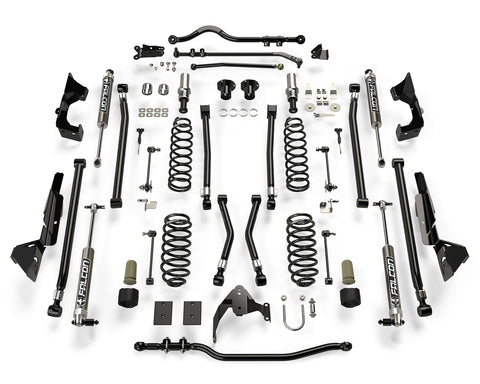 TeraFlex JK 4dr 4 Suspension System w/ 8 Alpine Short Control Arms