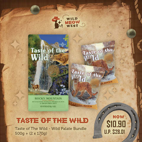 *$6 OFF + GIFTS* Taste of The Wild - Wild Palate Bundle