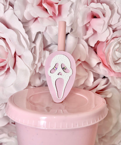 Cutie Ghost Girl Straw topper – SSxCustomCreations