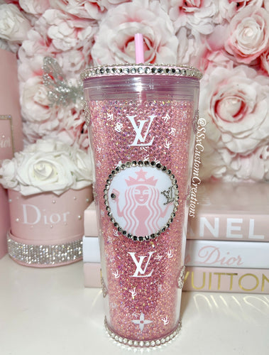 24 oz. Louis Vuitton Snowglobe Tumbler – PreciousDesignsbyFrances