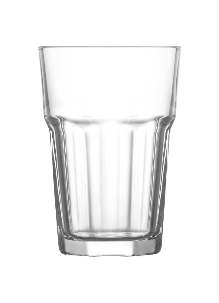 clear drinking glasses