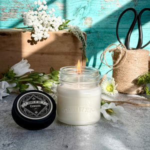 Cowgirl Canning Jar Soy Candle - Scents of Soy Candle Co.