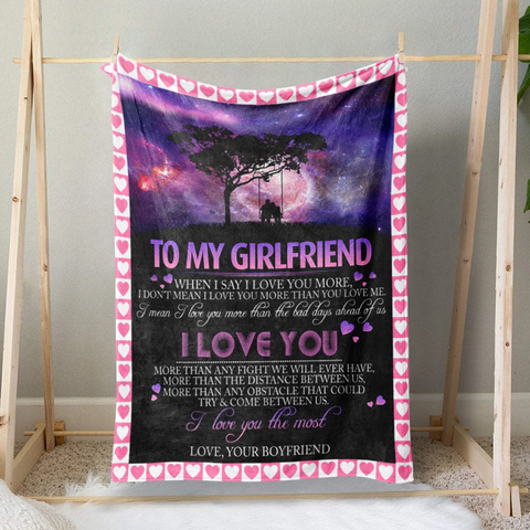 Customized Name Blanket for Wife