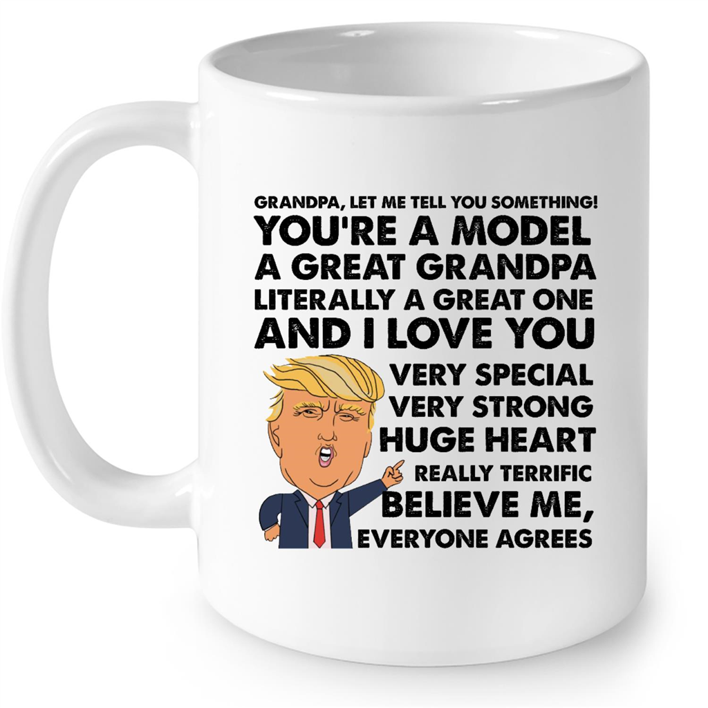 Funny Trump Grandpa Coffee Mug, Gift for Grandpa