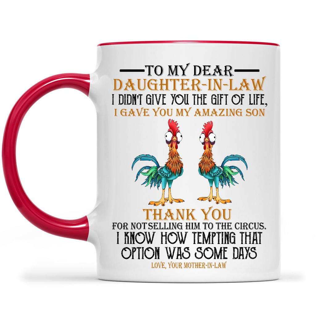 Thank You for Giving Me Life - mom mug, funny cup for mother