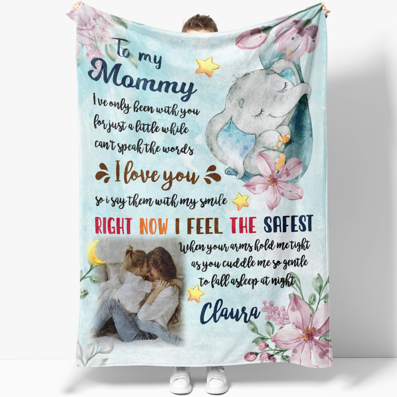 Blanket Gift Ideas For Mom, Thoughtful First Mothers Day Gifts Ideas, Baby  Elephant, Gift Ideas For Expecting Mothers, Unique Gift Idea For Mom To Be  - Sweet Family Gift