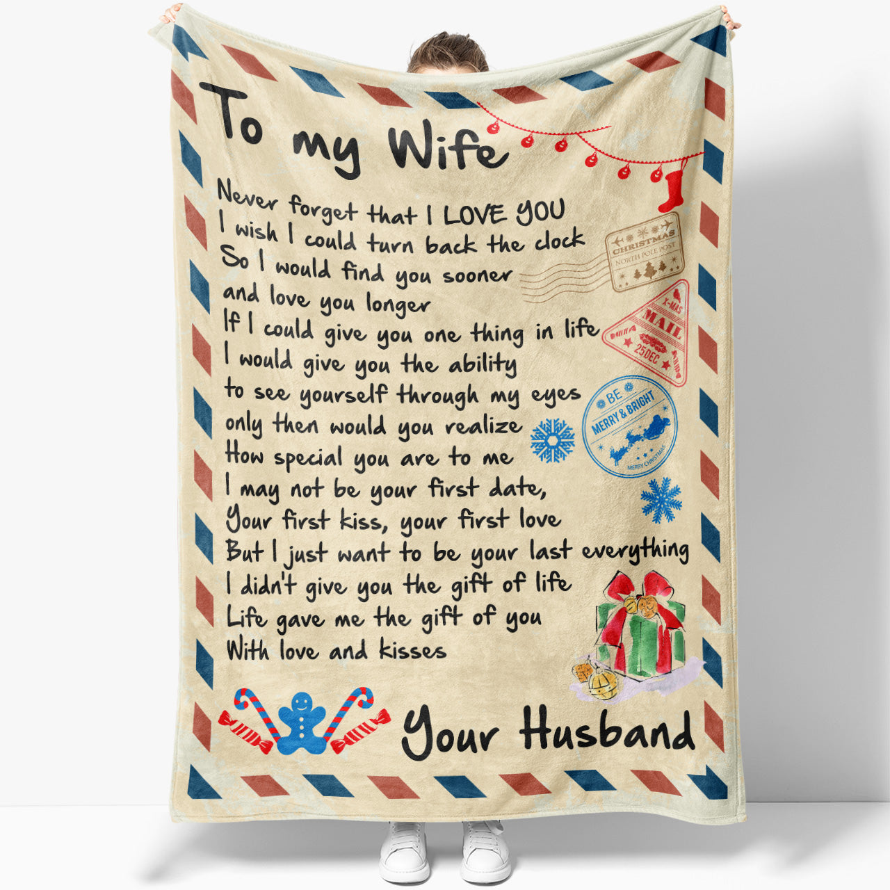 Blanket Christmas Gift For Wife, Valentines Day Gifts For Her, You Are My  Life, Valentines Gifts For Her, Anniversary Ideas For Her - Sweet Family  Gift