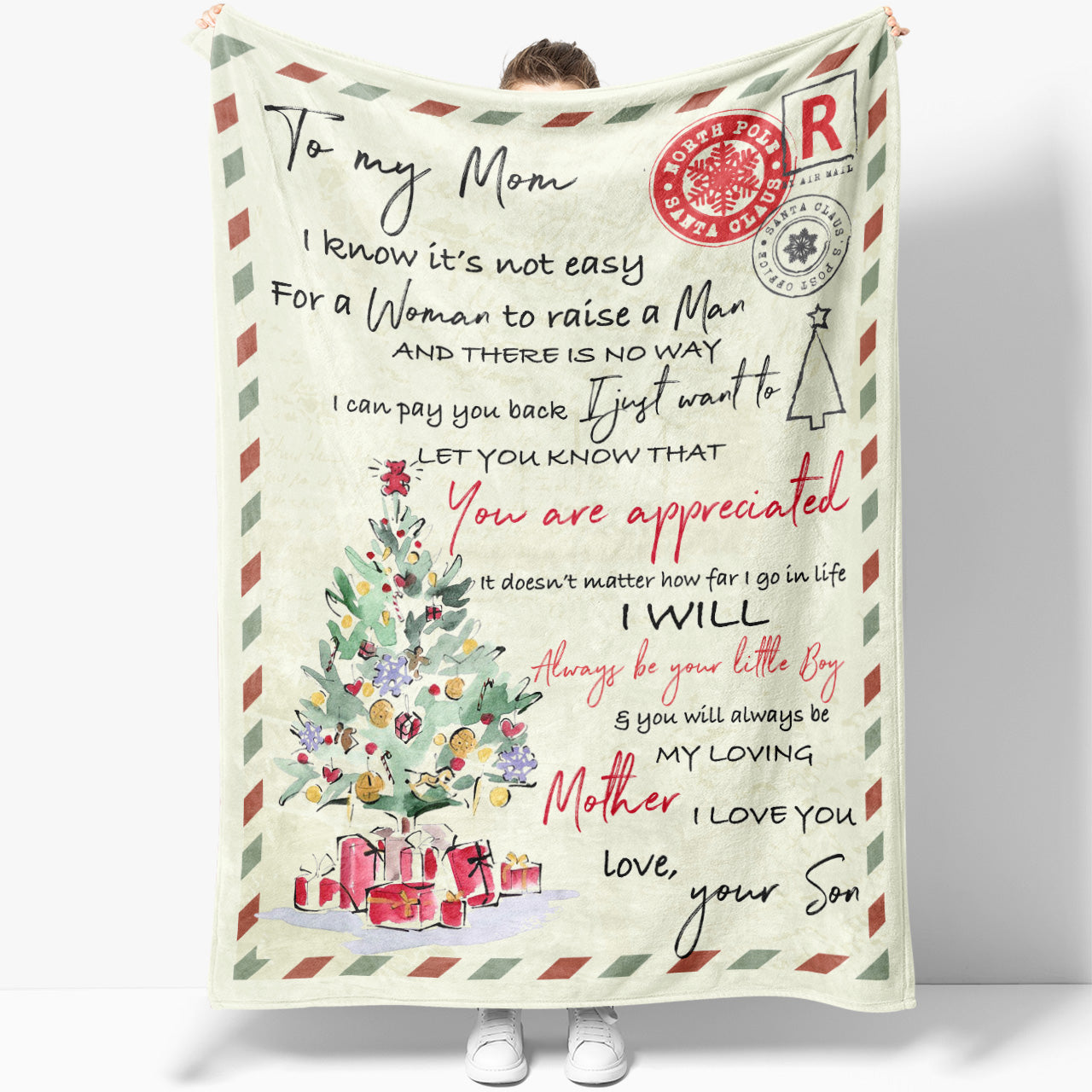 TKM Home Gifts For Mom, Christmas Birthday Gifts For Mom, Blanket