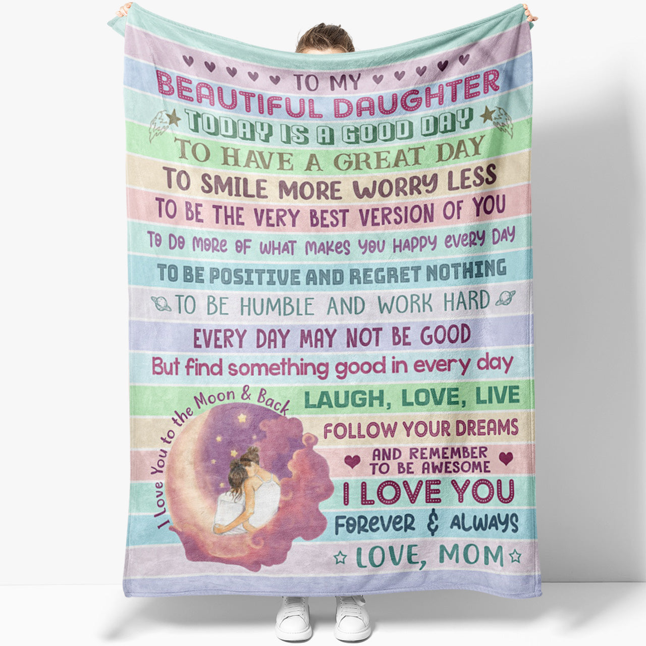 Blanket Gifts For Adult Daughter, Sentimental Gifts For Daughter