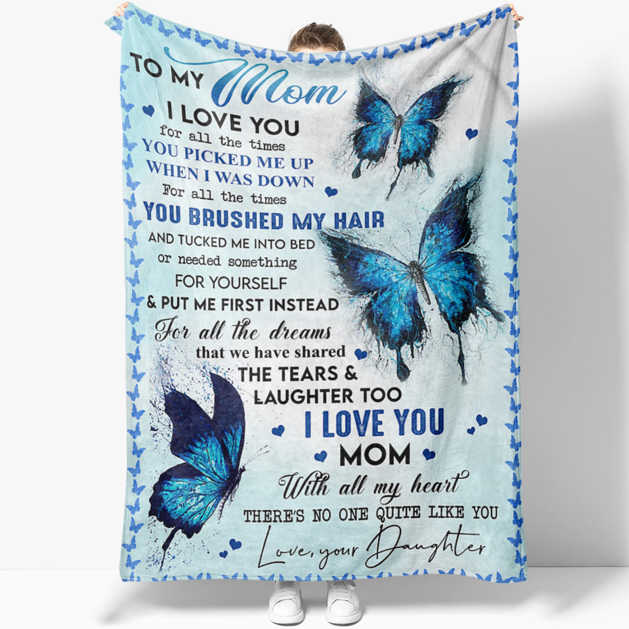 To My Mexican Mom Fleece Blanket - Gift For Mom – Love Mine Gifts