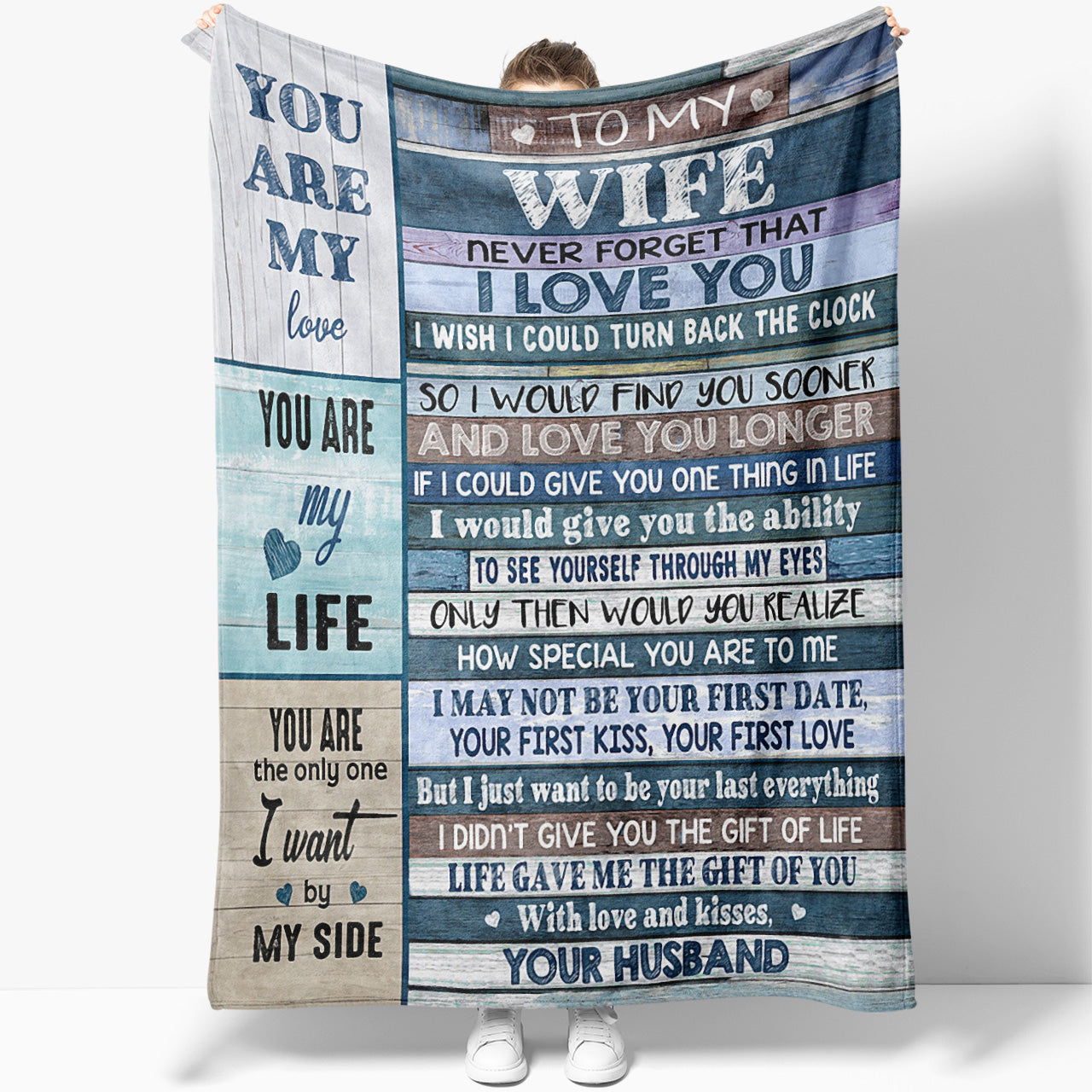 Blanket Christmas Gift For Wife, Valentines Day Gifts For Her, You Are My  Life, Valentines Gifts For Her, Anniversary Ideas For Her - Sweet Family  Gift