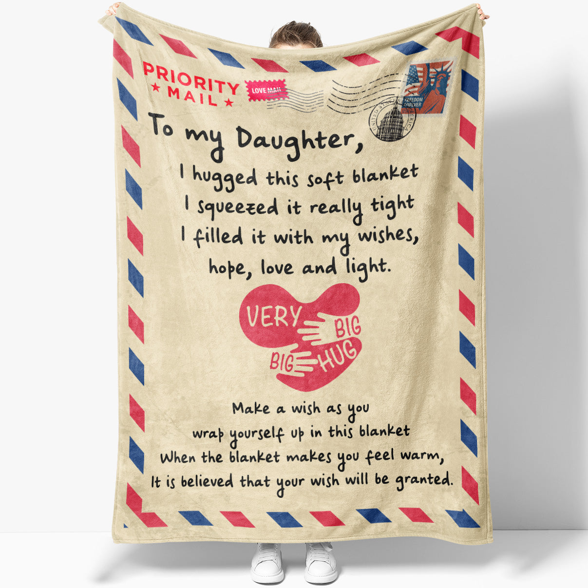 Blanket Christmas Gift For Daughter, Mother Daughter Gifts, Make a Wish, Gifts  For Adult Daughter, Unique Mother Daughter Gifts, Gift For My Daughter -  Sweet Family Gift