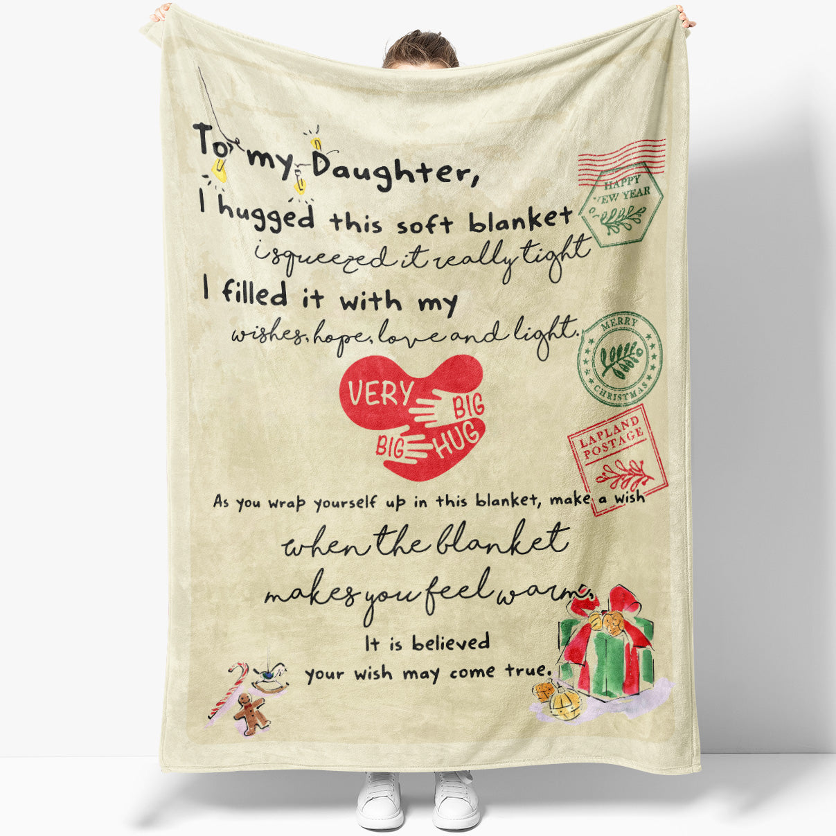 Blanket Gifts For Adult Daughter, Sentimental Gifts For Daughter From Mom,  A Good Day Christmas Gifts For Daughter, Unique Mother Daughter Gifts -  Sweet Family Gift