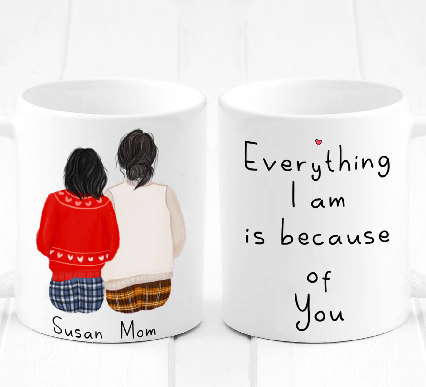 Buy HANIRY Custom Mug with Photo | Customized and Personalized Text and  Photo Printed Mug | Customised Gift Cup | Name and Photo Customised Mug | Customised  Gift Mug | Customized Gift